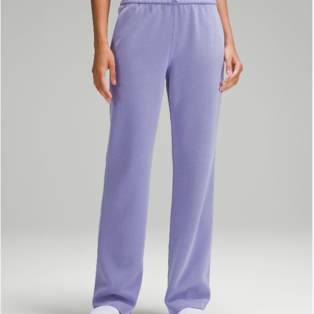 Lululemon High-Rise Softstreme Lavender Lounge Pants